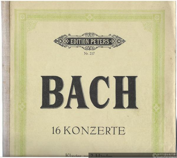  - 16 Konzerte für Klavier zu zwei Händen (= Edition Peters, Nr. 217).