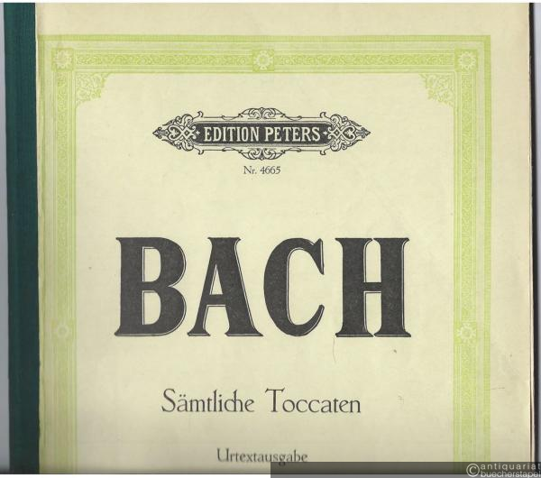  - Sieben Toccaten (Sämtliche Toccaten [BWV 910-916]) für Klavier zu zwei Händen (= Edition Peters, Nr. 4665). Urtextausgabe.