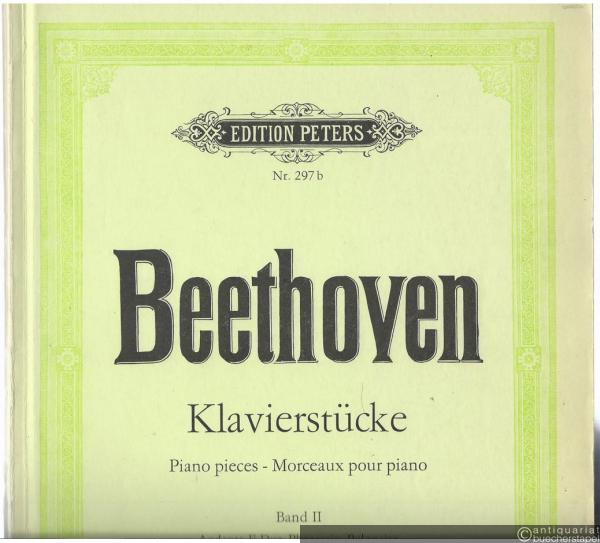  - Klavierstücke, Band II. Andante F-Dur, Phantasie, Polonaise, Albumblätter, Tanzsätze und einzelne Stücke (= Edition Peters, Nr. 297b).