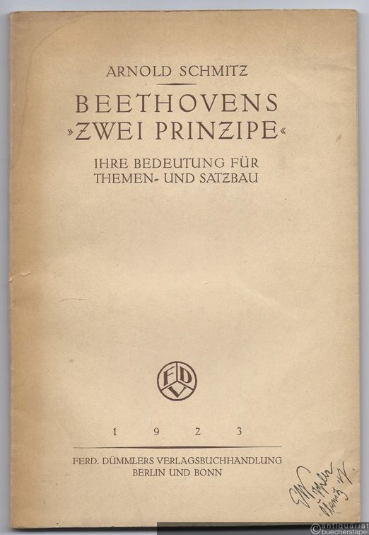  - Beethovens "Zwei Prinzipe". Ihre Bedeutung für Themen- und Satzbau.