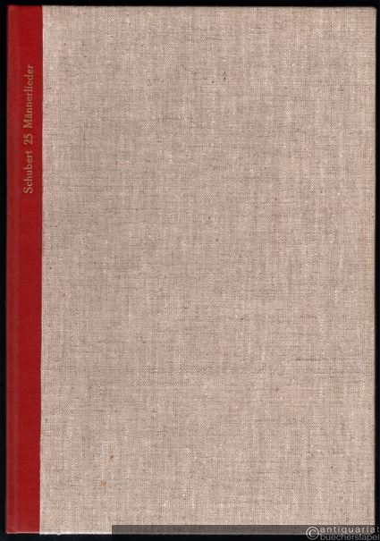  - Auswahl von 25 Männerliedern für Bariton (Bass) und Klavier (= Edition Peters, Nr. 3963).