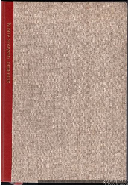  - Gesänge für eine Singstimme mit Klavierbegleitung, Band IV (= Edition Peters, Nr. 791) [Originalausgabe].