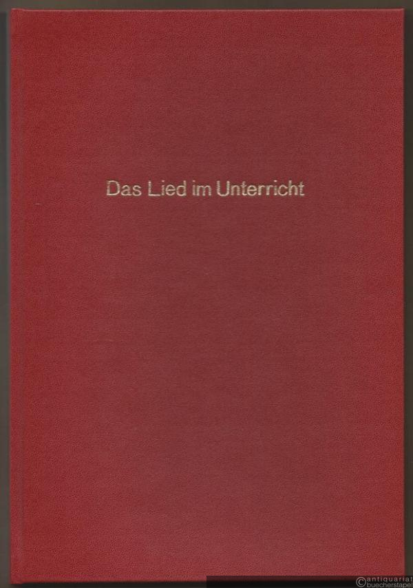  - Das Lied im Unterricht. 61 Lieder für eine Singstimme mit Klavierbegleitung (= Edition Schott, Nr. 2907). Hohe Stimme.