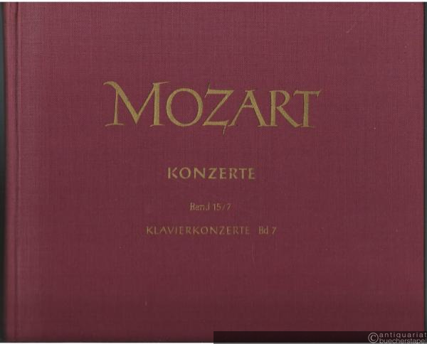  - Klavierkonzerte (= Neue Ausgabe sämtlicher Werke. Serie V: Konzerte. Werkgruppe 15: Konzerte für ein oder mehrere Klaviere und Orchester mit Kadenzen, Band 7). DVfM 4519.