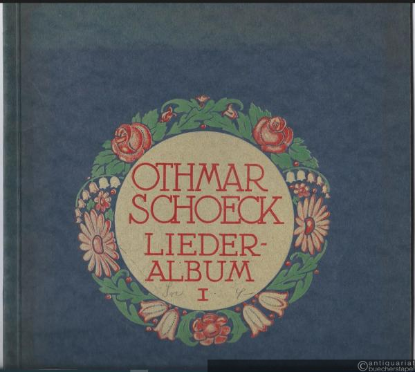  - Lieder-Album für eine Singstimme und Klavier, Band I.