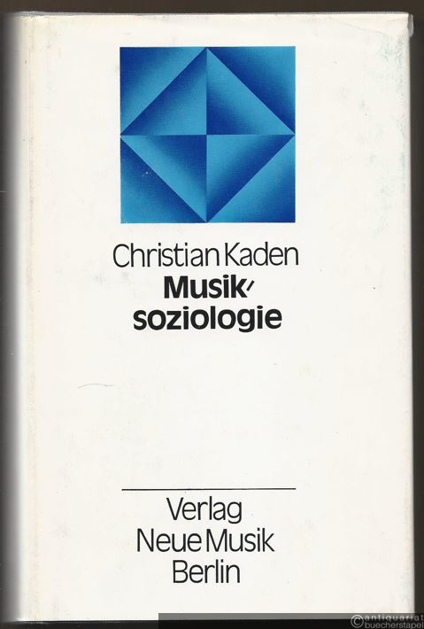  - Musiksoziologie.
