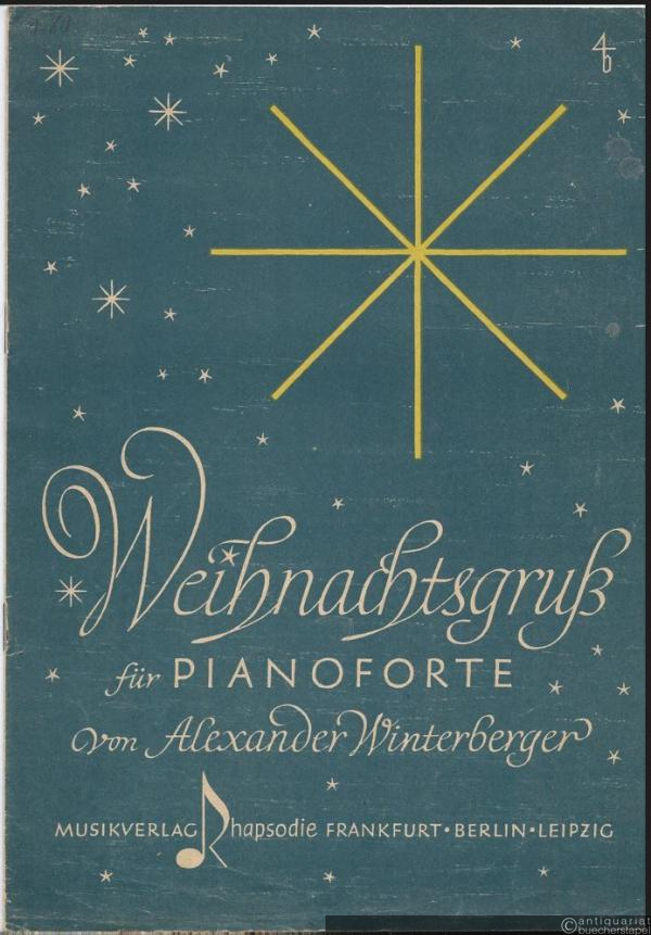  - Weihnachtsgruß für Pianoforte.