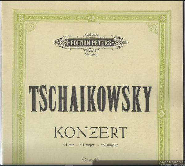  - Konzert für Klavier und Orchester Nr. 2 G-Dur Op. 44 (= Edition Peters, Nr. 4644). Partitur.