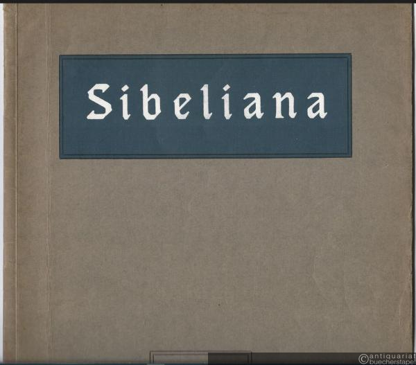  - Sibeliana. Stimmungen aus dem Lande der tausend Seen.