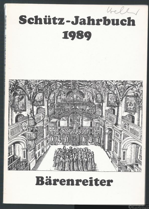  - Schütz-Jahrbuch. 11. Jahrgang 1989.