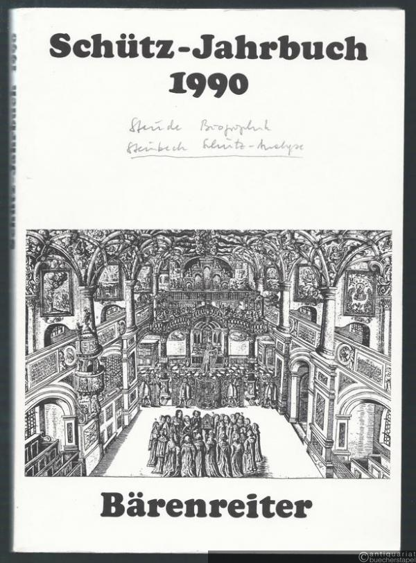  - Schütz-Jahrbuch. 12. Jahrgang 1990. Bericht über das Symposium "Stand und Aufgaben der Schütz-Forschung" Landau, 5. und 6. Mai 1989.