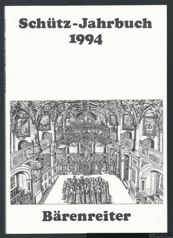  - Schütz-Jahrbuch. 16. Jahrgang 1994.
