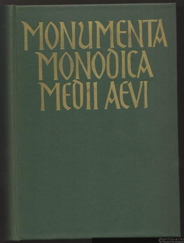  - Alleluia-Melodien I bis 1100 (= Monumenta monodica medii aevi, Band VII).