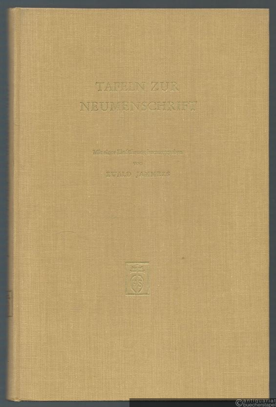  - Tafeln zur Neumenschrift.