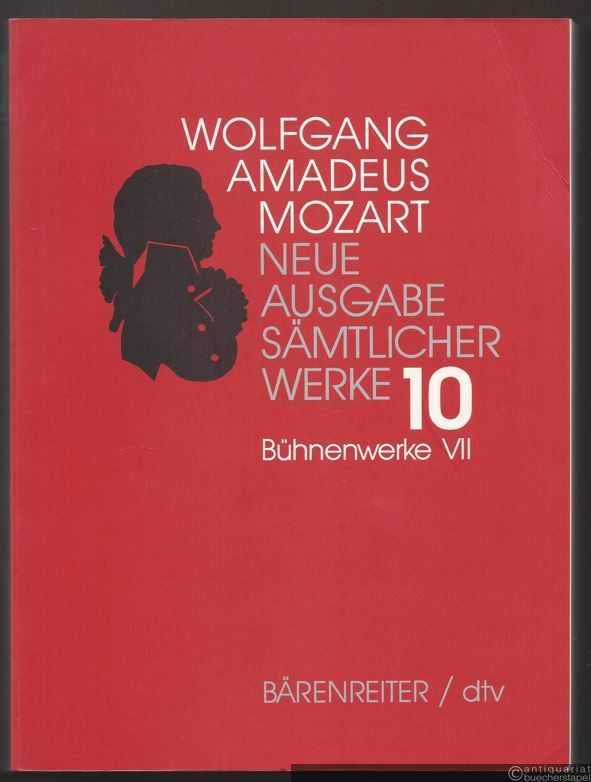  - Wolfgang Amadeus Mozart. Neue Ausgabe sämtlicher Werke in 20 Bänden. Band 10: Bühnenwerke VII: Lieder, mehrstimmige Gesänge, Kanons. Studienpartitur.