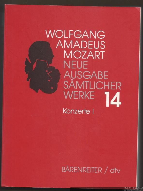  - Wolfgang Amadeus Mozart. Neue Ausgabe sämtlicher Werke in 20 Bänden. Band 14: Konzerte I. Studienpartitur.