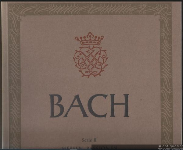  - Matthäus-Passion BWV 244 (= Johann Sebastian Bach, Neue Ausgabe Sämtlicher Werke, Serie II: Messen, Passionen und Oratorische Werke, Bd. 5). BA 5038.