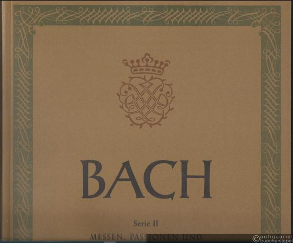 - Matthäus-Passion (Frühfassung) BWV 244b (= Johann Sebastian Bach, Neue Ausgabe Sämtlicher Werke, Serie II: Messen, Passionen und Oratorische Werke, Bd. 5b). BA 5099 [Dirigierpartitur].