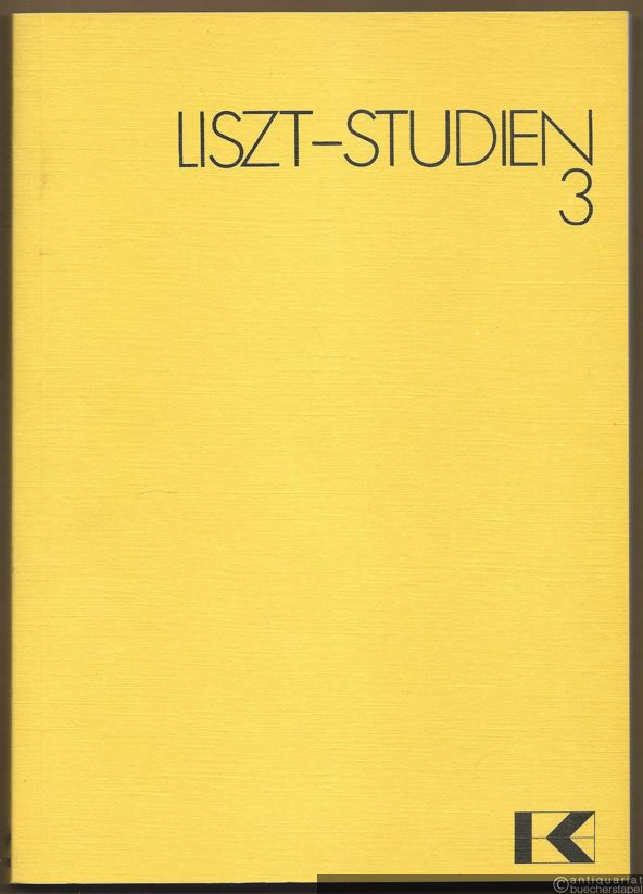  - Franz Liszt und Richard Wagner. Musikalische und geistesgeschichtliche Grundlagen der neudeutschen Schule. Referate des 3. Europäischen Liszt-Symposions Eisenstadt 1983 (= Liszt-Studien 3).