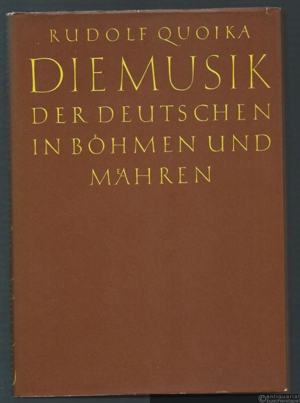  - Die Musik der Deutschen in Böhmen und Mähren (= Edition Merseburger 1408).