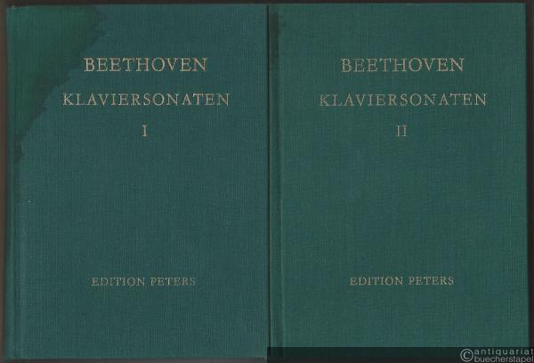  - Sonaten für Klavier zu zwei Händen I + II [Bände 1 u. 2] (= Edition Peters Nr. 802a u. 802b).