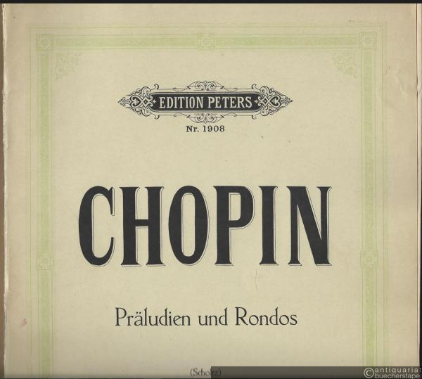  - Präludien und Rondos (= Edition Peters, Nr. 1908).