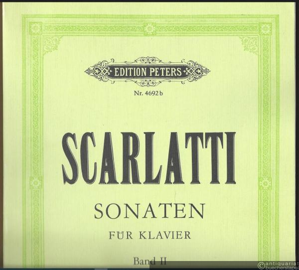  - Sonaten für Klavier [Cembalo]. Auswahl in drei Bänden. 2. Band (= Edition Peters, Nr. 4692b).