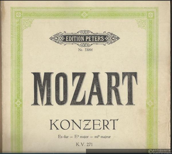  - Konzert Es-Dur (KV 271) / Konzert für Klavier und Orchester (= Edition Peters, Nr. 3309f). Ausgabe für zwei Klaviere.
