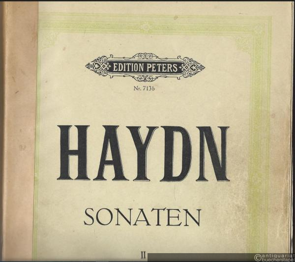  - Sonaten für Klavier zu zwei Händen, Band II (= Edition Peters, Nr. 713b).