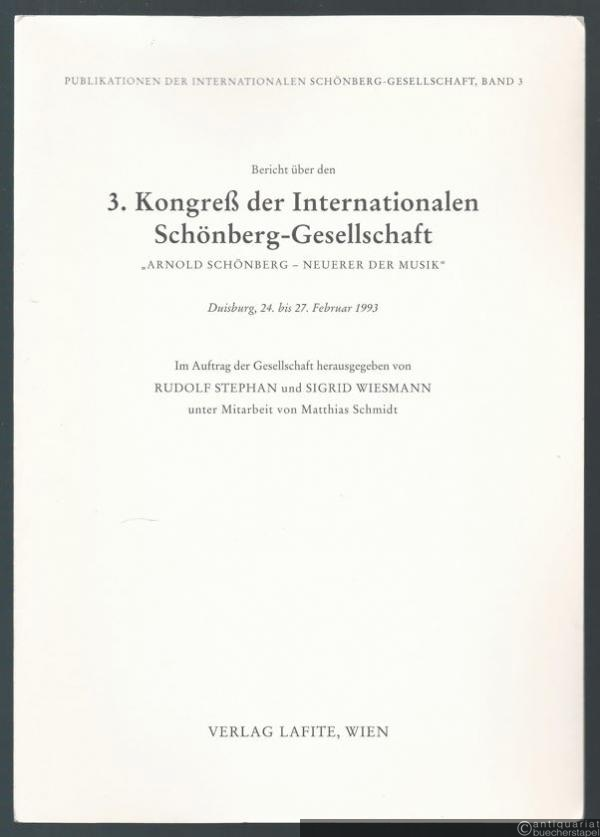  - Arnold Schönbergs Versuch, die Krise der Tonkunst zu überwinden.