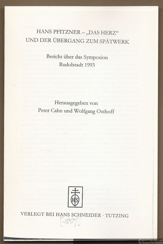  - Überlegungen zu Hans Pfitzners Sinfonik.