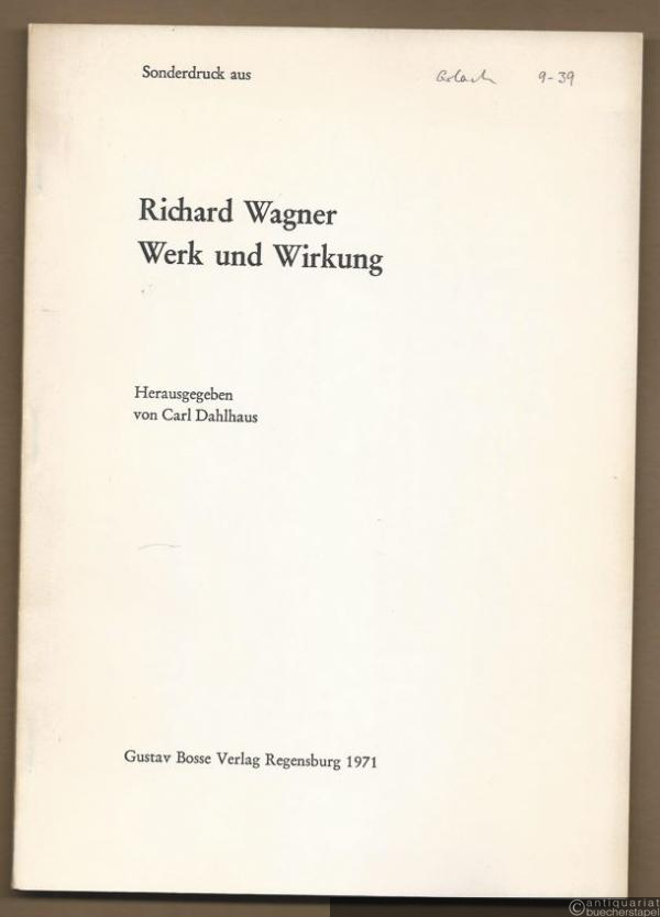  - Musik und Sprache in Wagners Schrift Oper und Drama. Intention und musikalisches Denken.