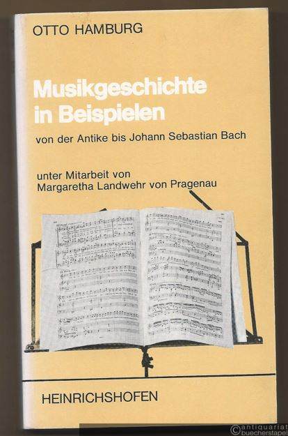  - Musikgeschichte in Beispielen von der Antike bis Johann Sebastian Bach (= Taschenbücher zur Musikwissenschaft, Nr. 39).