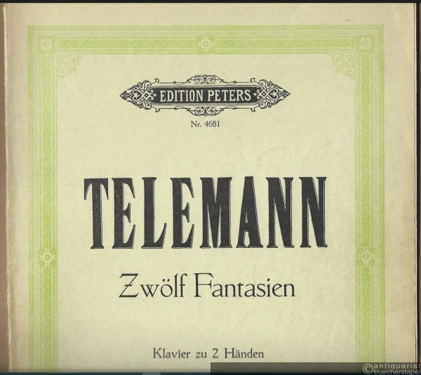  - Zwölf Fantasien für Klavier zu zwei Händen (= Edition Peters, Nr. 4681).