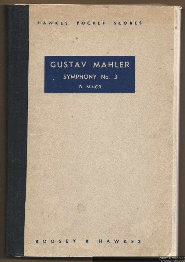  - Symphony No. 3 D minor (= Hawkes Pocket Scores) [Partitur].