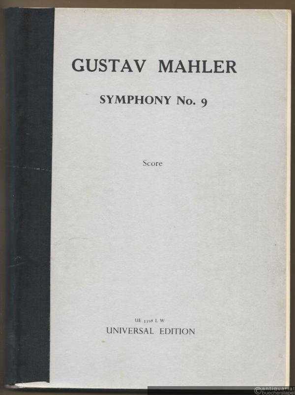  - Symphony No. 9 (= Universal Edition 3398 L W). Score.
