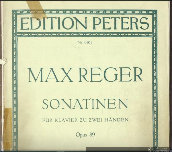  - Vier Sonatinen Opus 89 (= Ausgewählte Klavierwerke, Band 1. Edition Peters, Nr. 9101). Für Klavier zu zwei Händen.