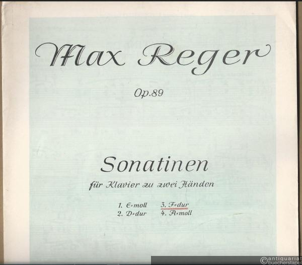  - Sonatinen für Klavier zu zwei Händen, Op. 89, Nr. 3. F-Dur.