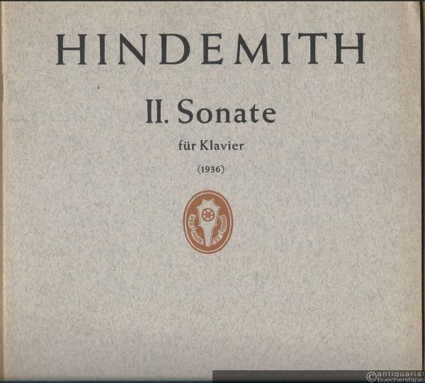  - II. Sonate für Klavier (1936) (= Edition Schott, Nr. 2519).