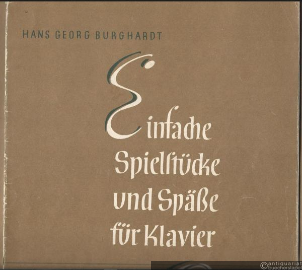  - Einfache Spielstücke und Späße für Klavier Op. 80a (= Collection Litolff, Nr. 5634).