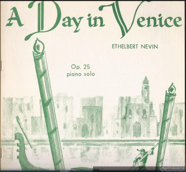  - A day in Venice, Op. 25. Piano solo.