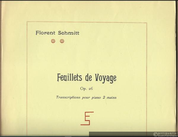  - Retour a l'endroit familier, Op. 26 No. 3 (= Feuillets de Voyage, Op. 26. Transcriptions pour piano 2 mains, III).