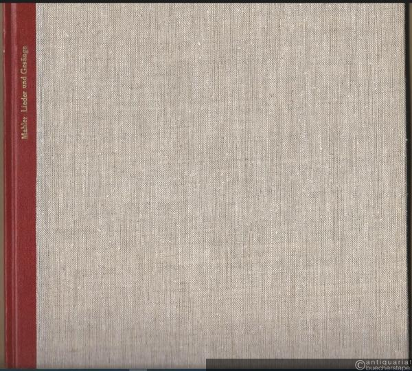  - Lieder und Gesänge für eine Singstimme und Klavier, Hefte I u. II (= Edition Schott, Nr. 830 / UE 3952b u. 832 / UE 3953b). Tief [2 Hefte in 1 Band].