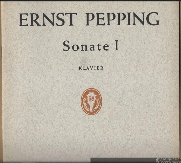  - Sonate I (= Edition Schott, Nr. 2584). Für Klavier.