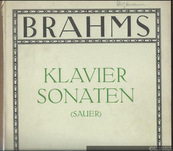  - Sonaten für Klavier zu 2 Händen (= Edition Peters, No. 3923).