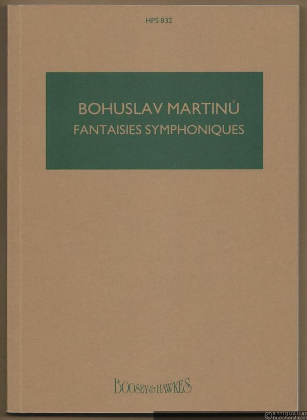  - Fantaisies symphoniques (= Hawkes Pocket Scores, No. 832).