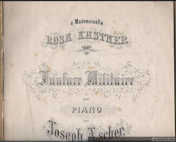  - Fanfare Militaire (en forme de March) pour Piano, Op. 40.