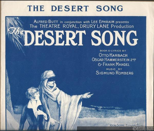  - The desert song from the romantic operetta "The desert song".