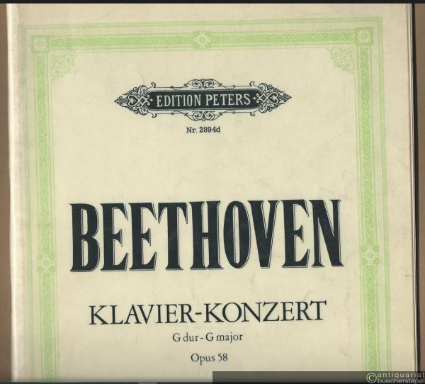  - Konzert für Klavier und Orchester G-Dur Op. 58 (= Edition Peters, Nr. 2894d).