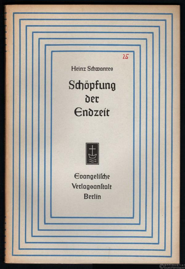  - Schöpfung der Endzeit. Ein Beitrag zum Verständnis der Auferweckung bei Paulus (= Aufsätze und Vorträge zur Theologie und Religionswissenschaft, Heft 25).